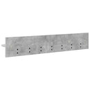 vidaXL Fali Kabáthorog Beton Szürke 100 x 10,5 x 18 cm Faanyag
