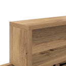 vidaXL Fali Kabáthorog Falra szerelhető Artisan tölgy Szerelt fa