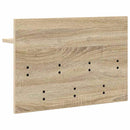 vidaXL Fali Kabáthorog polcokkal Sonoma tölgy 60 x 40 x 12 cm Faanyag