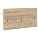 vidaXL Fali Kabáthorog polcokkal Sonoma tölgy 80 x 40 x 12 cm Faanyag