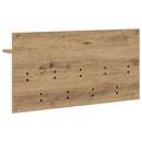 vidaXL Fali Kabáthorog polcokkal Artisan tölgy 80 x 40 x 12 cm Faanyag