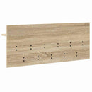 vidaXL Fali Kabáthorog polcokkal Sonoma tölgy 100 x 40 x 12 cm Faanyag