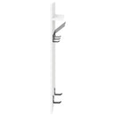 vidaXL Fali Kabáthorog polcokkal Fehér 90 x 40 x 10 cm Faanyag