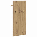 vidaXL Fali Kabáthorog polcokkal Artisan tölgy 40 x 10 x 90 cm Faanyag