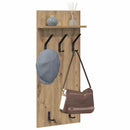 vidaXL Fali Kabáthorog polcokkal Artisan tölgy 40 x 10 x 90 cm Faanyag