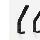 vidaXL Fali Kabáthorog tárolóval Fehér 20 x 1.5 x 100 cm Faanyag