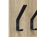 vidaXL Fali Kabáthorog sonoma tölgy 20 x 1.5 x 100 cm Faanyag