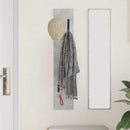 vidaXL Fali Kabáthorog Beton szürke 20 x 1.5 x 100 cm Faanyag