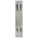 vidaXL Fali Kabáthorog Beton Szürke 20 x 1,5 x 100 cm Faanyag