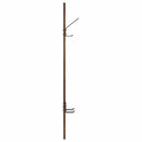 vidaXL Fali Kabáthorog Füstölt tölgy 20 x 1,5 x 100 cm Faanyag