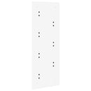 vidaXL Fali Kabáthorog Falra szerelhető Fehér 30 x 1,5 x 80 cm Faanyag