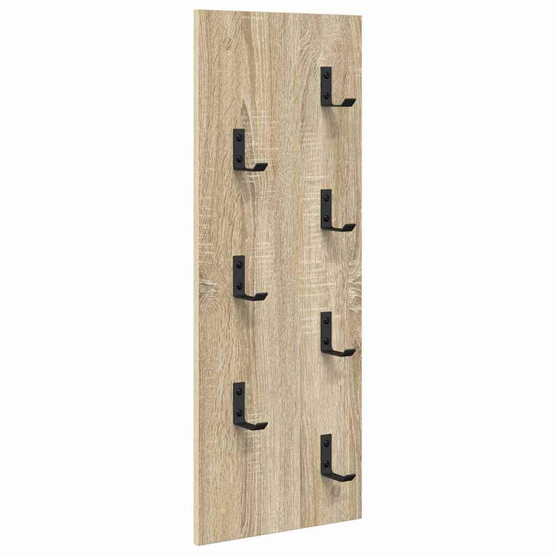 vidaXL Fali Kabáthorog sonoma tölgy 30 x 1.5 x 80 cm Faanyag