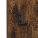 vidaXL Fali Kabáthorog Füstölt tölgy 30 x 1.5 x 80 cm Faanyag