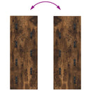 vidaXL Fali Kabáthorog Füstölt tölgy 30 x 1.5 x 80 cm Faanyag