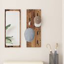 vidaXL Fali Kabáthorog Régi fa 30 x 1.5 x 80 cm Faanyag