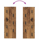 vidaXL Fali Kabáthorog Régi fa 30 x 1.5 x 80 cm Faanyag