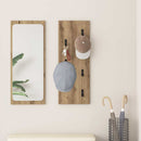 vidaXL Fali Kabáthorog Falra szerelhető Artisan tölgy 30 x 1,5 x 80 cm