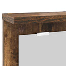 vidaXL Fali Kabáthorog polcokkal Füstölt tölgy 85 x 10 x 45 cm Faanyag