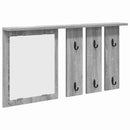 vidaXL Fali Kabáthorog polcokkal Szürke sonoma 85 x 10 x 45 cm Faanyag