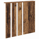 vidaXL Fali Kabáthorog polcokkal Régi fa 84 x 10 x 80 cm Faanyag
