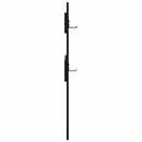 vidaXL Fali Kabáthorog tárolóval Fekete tölgy 65 x 3 x 100 cm Faanyag