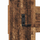 vidaXL Fali Kabáthorog tárolóval Régi fa 65 x 3 x 100 cm Faanyag