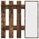 vidaXL Fali Kabáthorog Füstölt tölgy 100 x 10 x 100 cm Faanyag