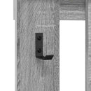 vidaXL Fali Kabáthorog Szürke sonoma 100 x 10 x 100 cm Faanyag