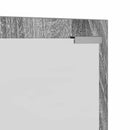 vidaXL Fali Kabáthorog Szürke sonoma 100 x 10 x 100 cm Faanyag