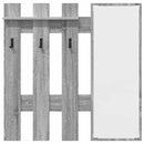 vidaXL Fali Kabáthorog Szürke sonoma 100 x 10 x 100 cm Faanyag