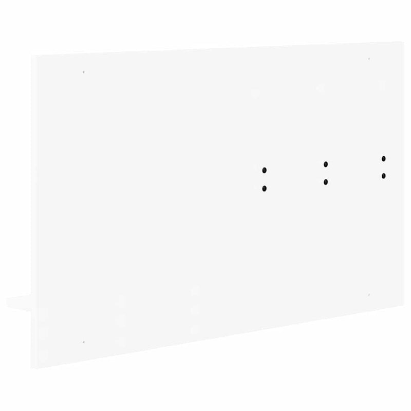 vidaXL Fali Kabáthorog polcokkal Fehér 90 x 10 x 50 cm Faanyag