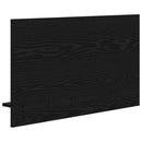 vidaXL Fali Kabáthorog polcokkal Fekete tölgy 90 x 10 x 50 cm Faanyag