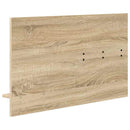 vidaXL Fali Kabáthorog polcokkal sonoma tölgy 90 x 10 x 50 cm Faanyag