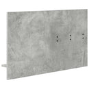 vidaXL Fali Kabáthorog polcokkal Beton Szürke 90 x 10 x 50 cm Faanyag