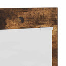 vidaXL Fali Kabáthorog polcokkal Füstölt tölgy 90 x 10 x 50 cm Faanyag