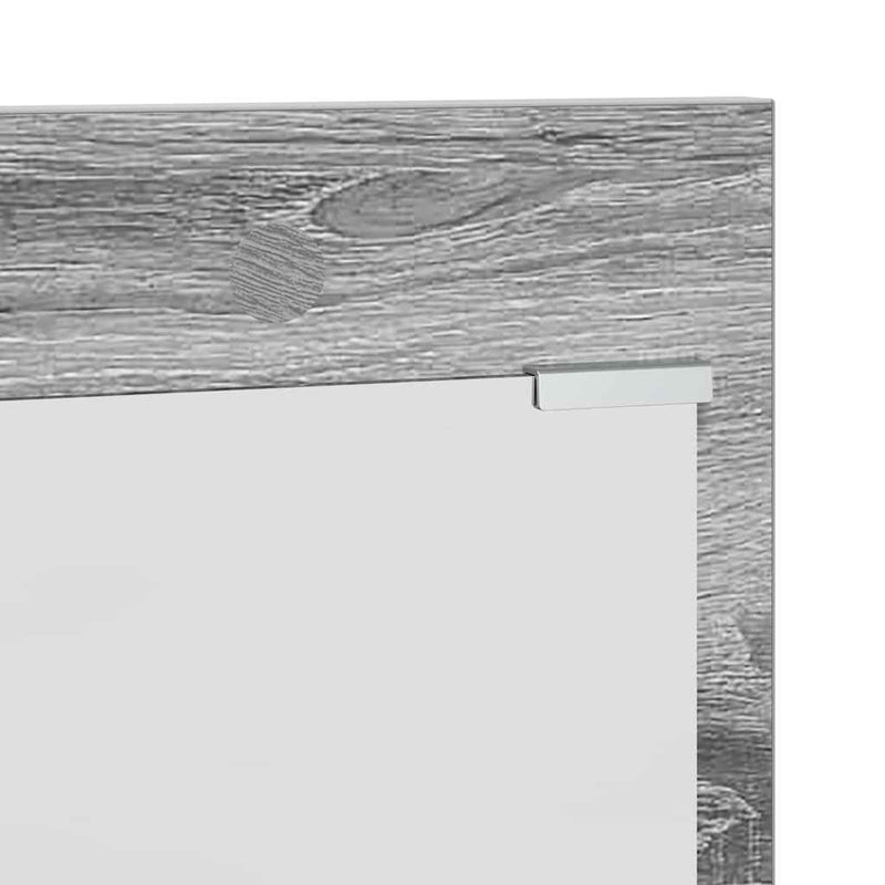 vidaXL Fali Kabáthorog polcokkal Szürke sonoma 90 x 10 x 50 cm Faanyag