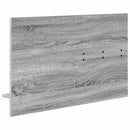 vidaXL Fali Kabáthorog polcokkal Szürke sonoma 90 x 10 x 50 cm Faanyag