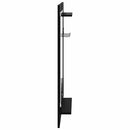 vidaXL Fali Kabáthorog polcokkal Fekete tölgy 70 x 10 x 90 cm Faanyag