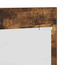 vidaXL Fali Kabáthorog polcokkal Füstölt tölgy 70 x 10 x 90 cm Faanyag