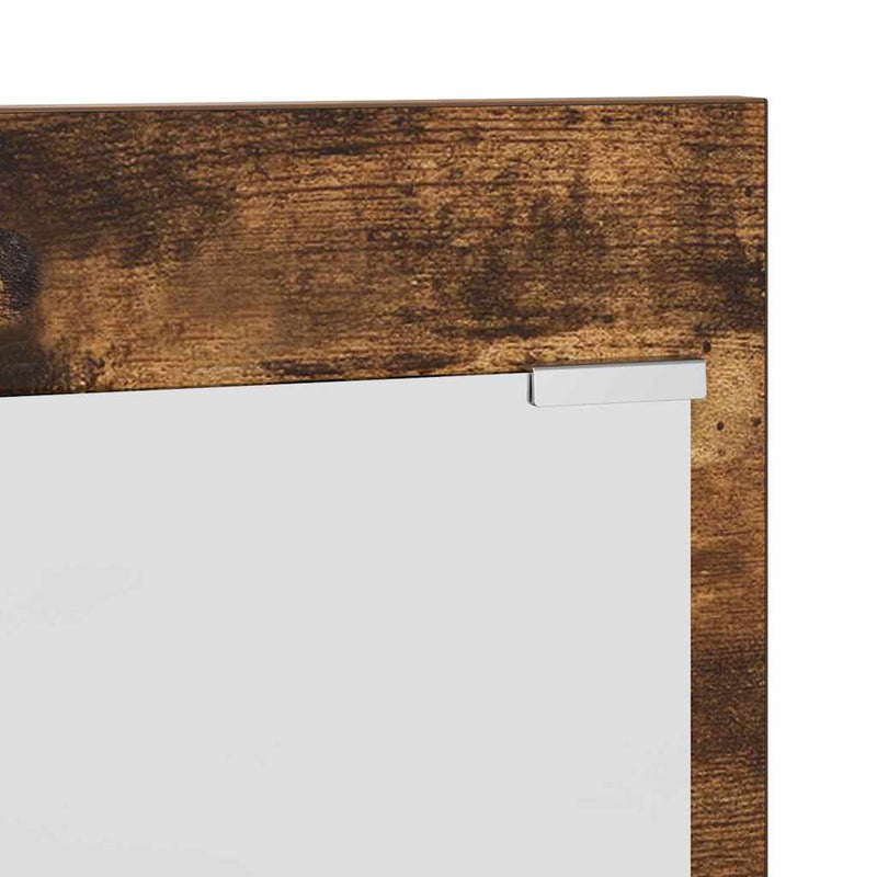 vidaXL Fali Kabáthorog polcokkal Füstölt tölgy 70 x 10 x 90 cm Faanyag