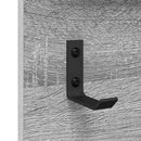 vidaXL Fali Kabáthorog polcokkal Szürke sonoma 70 x 10 x 90 cm Faanyag