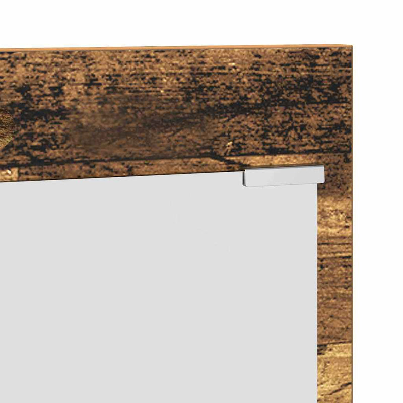 vidaXL Fali Kabáthorog polcokkal Régi fa 70 x 10 x 90 cm Faanyag