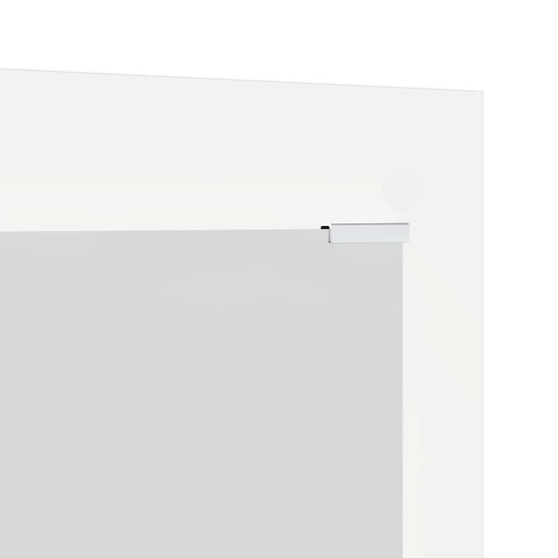 vidaXL Fali Kabáthorog Falra szerelhető Fehér 96 x 1.5 x 90 cm Faanyag