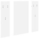 vidaXL Fali Kabáthorog Falra szerelhető Fehér 96 x 1.5 x 90 cm Faanyag