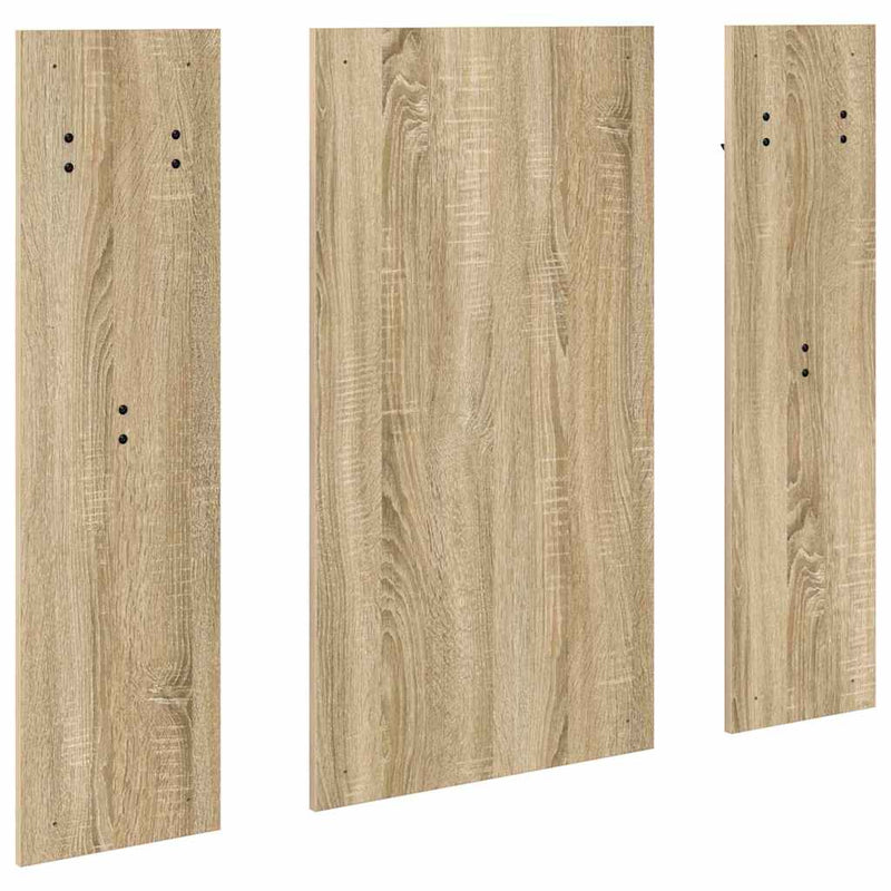 vidaXL Fali Kabáthorog tárolóval sonoma tölgy 96 x 1.5 x 90 cm Faanyag