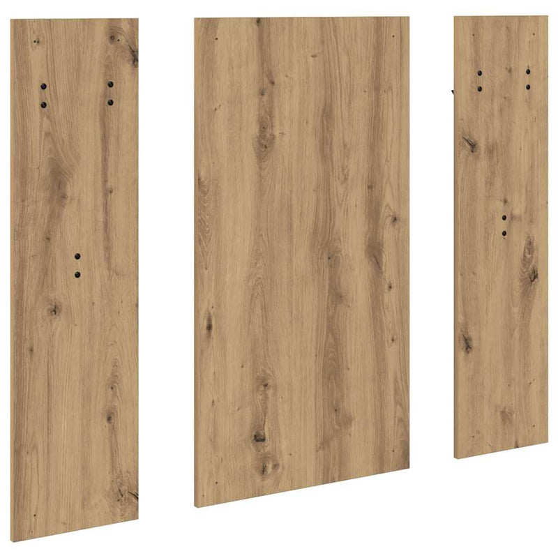 vidaXL Fali Kabáthorog kézműves tölgy 96 x 1.5 x 90 cm Faanyag