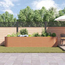 vidaXL Emelt Ágy Barna 400 x 80 x 81 cm Acél