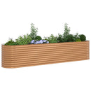 vidaXL Emelt Ágy Barna 400 x 80 x 81 cm Acél