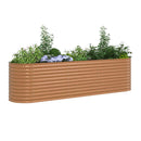vidaXL Emelt Ágy Barna 320 x 80 x 81 cm Acél
