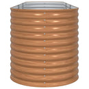 vidaXL Emelt Ágy Barna 320 x 80 x 81 cm Acél